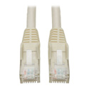 Photo of Tripp Lite N201-005-WH Cat6 UTP Gigabit Snagless Molded Patch Cable (RJ45 M/M) - White - 5 Foot