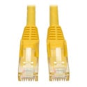 Photo of Tripp Lite N201-005-YW Cat6 UTP Gigabit Snagless Molded Patch Cable (RJ45 M/M) - Yellow - 5 Foot