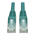 Photo of Tripp Lite N201-006-GN Cat6 UTP Gigabit Snagless Molded Patch Cable (RJ45 M/M) - Green - 6 Foot