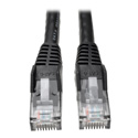 Photo of Tripp Lite N201-007-BK Cat6 UTP Gigabit Snagless Molded Patch Cable (RJ45 M/M) - Black - 7 Foot