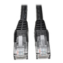 Photo of Tripp Lite N201-007-BK Cat6 Gigabit Snagless Molded Patch Cable (RJ45 M/M) - Black 7 Feet