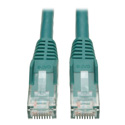 Photo of Tripp Lite N201-007-GN Cat6 UTP Gigabit Snagless Molded Patch Cable (RJ45 M/M) - Green - 7 Foot