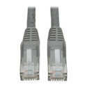 Photo of Tripp Lite N201-010-GY Cat6 Gigabit Snagless Molded Patch Cable (RJ45 M/M) - Gray 10 Feet