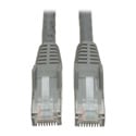 Photo of Tripp Lite N201-010-GY Cat6 UTP Gigabit Snagless Molded Patch Cable (RJ45 M/M) - Gray - 10 Foot