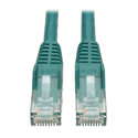 Photo of Tripp Lite N201-014-GN Cat6 UTP Gigabit Snagless Molded Patch Cable (RJ45 M/M) - Green - 14 Foot