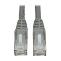 Photo of Tripp Lite N201-014-GY Cat6 UTP Gigabit Snagless Molded Patch Cable (RJ45 M/M) - Gray - 14 Foot