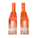 Photo of Tripp Lite N201-014-OR Cat6 Gigabit Snagless Molded Patch Cable (RJ45 M/M) - Orange 14 Feet