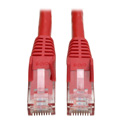 Photo of Tripp Lite N201-014-RD Cat6 Gigabit Snagless Molded Patch Cable (RJ45 M/M) - Red 14 Feet