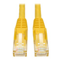 Photo of Tripp Lite N201-014-YW Cat6 UTP Gigabit Snagless Molded Patch Cable (RJ45 M/M) - Yellow - 14 Foot