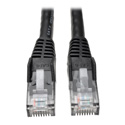 Photo of Tripp Lite N201-015-BK Cat6 Gigabit Snagless Molded Patch Cable (RJ45 M/M) - Black 15 Feet