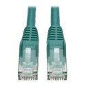 Photo of Tripp Lite N201-015-GN Cat6 Gigabit Snagless Molded Patch Cable (RJ45 M/M) - Green 15 Feet