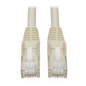 Photo of Tripp Lite N201-015-WH Cat6 UTP Gigabit Snagless Molded Patch Cable (RJ45 M/M) - White - 15 Foot