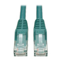 Photo of Tripp Lite N201-025-GN Cat6 UTP Gigabit Snagless Molded Patch Cable (RJ45 M/M) - Green - 25 Foot