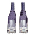 Photo of Tripp Lite N201-025-PU Cat6 UTP Gigabit Snagless Molded Patch Cable (RJ45 M/M) - Purple - 25 Foot