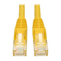 Photo of Tripp Lite N201-025-YW Cat6 Gigabit Snagless Molded Patch Cable (RJ45 M/M) - Yellow 25 Feet