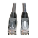 Photo of Tripp Lite N201-050-GY-P Cat6 Gigabit Plenum-Rated Snagless Molded Patch Cable (RJ45 M/M) - Gray 50 Feet