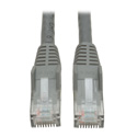 Photo of Tripp Lite N201-075-GY Cat6 UTP Gigabit Snagless Molded Patch Cable (RJ45 M/M) - Gray - 75 Foot