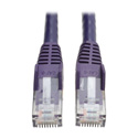 Photo of Tripp Lite N201-150-PU Cat6 Gigabit Snagless Molded Patch Cable (RJ45 M/M) - Purple 150 Feet