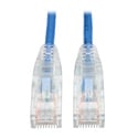 Photo of Tripp Lite N201-S06-BL Cat6 Gigabit Snagless Molded Slim UTP Patch Cable (RJ45 M/M) Blue 6 foot