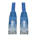 Photo of Tripp Lite N201-001-BL50BP Cat6 Gigabit Snagless Molded Patch Cable (RJ45 M/M) - Blue 1 Foot - 50 Piece Bulk Pack