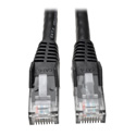 Photo of Tripp Lite N201-001-BK50BP Cat6 Gigabit Snagless Molded Patch Cable (RJ45 M/M) Black 1 foot 50-Piece Bulk Pack