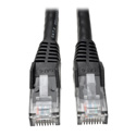 Tripp Lite N201-002-BK50BP Cat6 Gigabit Snagless Molded Patch Cable (RJ45 M/M) - Black - 2 Foot - 50-Piece Bulk Pack