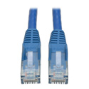 Photo of Tripp Lite N201-005-BL50BP Cat6 Gigabit Snagless Molded Patch Cable (RJ45 M/M) - Blue 5 Feet - 50 Piece Bulk Pack