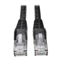 Tripp Lite N201-005-BK50BP Cat6 Gigabit Snagless Molded Patch Cable (RJ45 M/M) Black 5 feet 50-Piece Bulk Pack