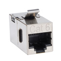 Photo of Tripp Lite N235-001-SH Cat6 Straight Through Modular Shielded In-line Snap-in Coupler (RJ45 F/F)