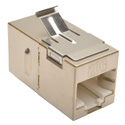 Photo of Tripp Lite N235-001-SH-6A Cat6a Straight-Through Modular Shielded In-Line Snap-In Coupler (RJ45 F/F)