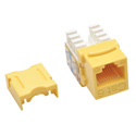 Tripp Lite N238-001-YW Cat6/Cat5e 110 Style Punch Down Keystone Jack - Yellow