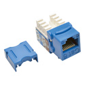 Photo of Tripp Lite N238-025-BL Cat6/Cat5e 110 Style Punch Down Keystone Jack - Blue 25-Pack