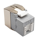 Tripp Lite N238-001-GY-TFA Toolless Cat6a Keystone Jack - Gray