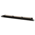 Photo of Tripp Lite N252-024-HU 24-Port 0.5U Rackmount Cat6/Cat5 110 Patch Panel 568B RJ45 Ethernet