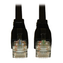 Photo of Tripp Lite N261-025-BK Augmented Cat6 (Cat6a) Snagless 10G Certified Patch Cable (RJ45 M/M) - Black 25 Feet