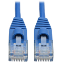 Photo of Tripp Lite N261-S05-BL Slim Cat6A 10G Snagless Molded UTP Ethernet Network Patch Cable - (RJ45 M/M)- Blue - 5-Ft