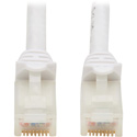 Photo of Tripp Lite N261AB-003-WH Safe-IT Cat6a Ethernet Cable - Antibacterial / Snagless - 10G - Male/Male - 3 Foot