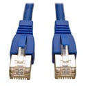 Tripp Lite N262-001-BL Augmented Cat6 (Cat6a) Shielded Snagless 10G Certified Patch Cable (RJ45 M/M) - Blue 1 Foot