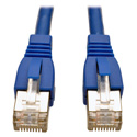 Tripp Lite N262-003-BL Augmented Cat6 (Cat6a) Shielded Snagless 10G Certified Patch Cable (RJ45 M/M) - Blue 3 Feet