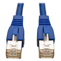 Photo of Tripp Lite N262-003-BL Augmented Cat6 (Cat6a) Shielded Snagless 10G Certified Patch Cable (RJ45 M/M) - Blue 3 Feet