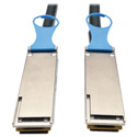 Photo of Tripp Lite N282-03M-28-BK QSFP28 to QSFP28 100GbE Passive DAC Copper InfiniBand Cable (M/M) 10 feet