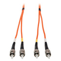 Photo of Tripp Lite N302-003 Duplex Multimode 62.5/125 Fiber Patch Cable (ST/ST) 3 Feet