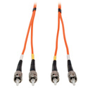 Photo of Tripp Lite N302-50M Duplex Multimode 62.5/125 Fiber Patch Cable (ST/ST) 164 Feet