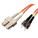 Photo of Tripp Lite N304-006 Duplex Multimode 62.5/125 Fiber Patch Cable (SC/ST) 6 Feet