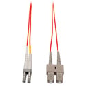 Photo of Tripp Lite N316-01M Duplex Multimode 62.5/125 Fiber Patch Cable (LC/SC) 3 Feet