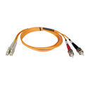 Photo of Tripp Lite N318-05M Duplex Multimode 62.5/125 Fiber Patch Cable (LC/ST) 16 Feet