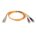 Photo of Tripp Lite N318-08M Duplex Multimode 62.5/125 Fiber Patch Cable (LC/ST) 26 Feet