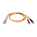 Photo of Tripp Lite N318-50M Duplex Multimode 62.5/125 Fiber Patch Cable (LC/ST) 164 Feet