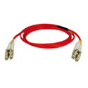 Photo of Tripp Lite N320-01M-RD Duplex Multimode 62.5/125 Fiber Patch Cable (LC/LC) - Red 3 Feet