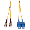 Photo of Tripp Lite N354-01M Duplex Singlemode 8.3/125 Fiber Patch Cable (SC/ST) 3 Feet